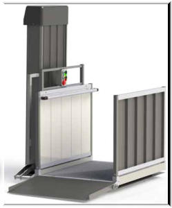 CARE:  EZ Access Passport Vertical Platform Wheelchair Lift